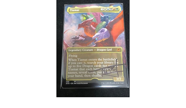 mtg アーティストプルーフ　ティアマト　フルアート　フルアート　AP mtg アーティストプルーフティアマトフルアートフルアートAP