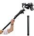 Carbon Fiber Extension Monopod Pole for DJI Ronin S/SC, Extendable Rod Handheld Stick 13.7-Inch Gimbal Handle Grip Compatible with DJI Ronin-S/Ronin SC/Moza Air 2 / FeiyuTech AK4000 Zhiyun Crane 2