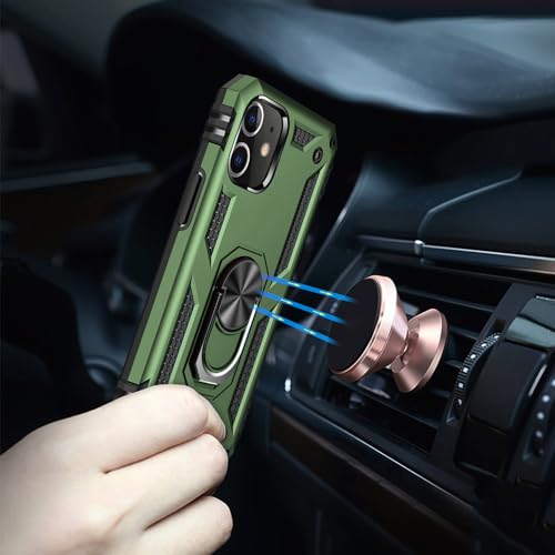 Coque iPhone 12 blindée niveau militaire avec anneau rotatif 360