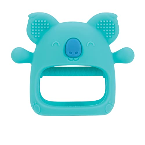 Image of Nuby Silicone Wrist Teething Mitten - Baby Teether Ring - 3+ Months - Koala