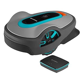 Gardena Mähroboter smart SILENO Life 1000 m² Set: Innovative LONA AI-Technologie, Steuerung per App, SensorControl, für Steigungen bis zu 35 Prozent, inkl. smart Gateway, DE-Version (19702-60)