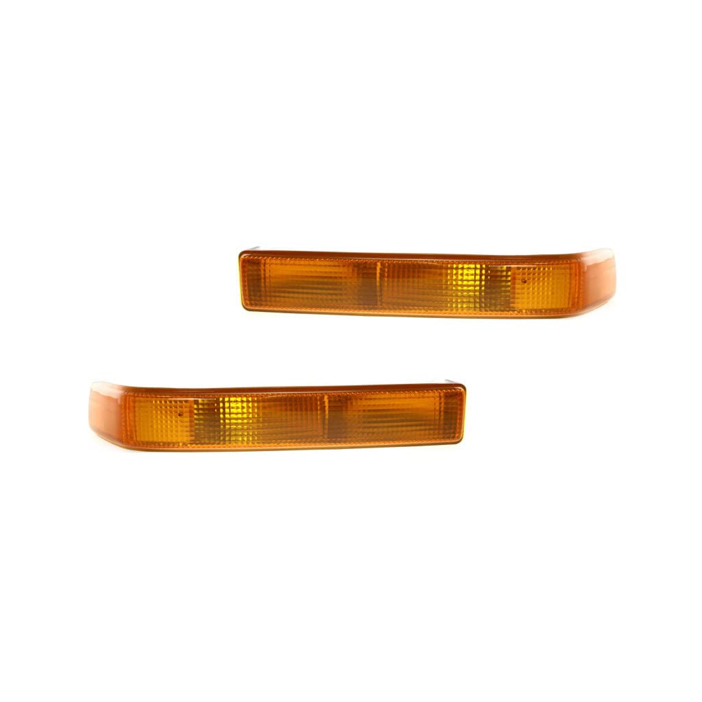 For 1998-2004 Chevy S10 Pair Park/Signal Lights Driver and Passenger Side Unit includes signal lamp GM2520162 GM2521162 | 16525393 16525394