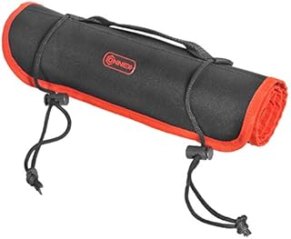 Connex Werkzeugrolltasche - 22 Fächer & Halteschiene für Stecknüsse - Unbestückt - Mit Tragegriff - Aus Polyester/Werkzeugrolle/Rolltasche/Werkzeugtasche für Wartungsmechaniker / COX952062