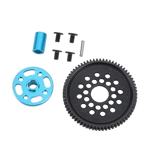 Steel Gear Set, 68T Steel Gear Set Smooth Rolling Gear Accuracy Steel Gears High Speed Gear Kit Replacement Part Accessory for TT 02 RC Cars