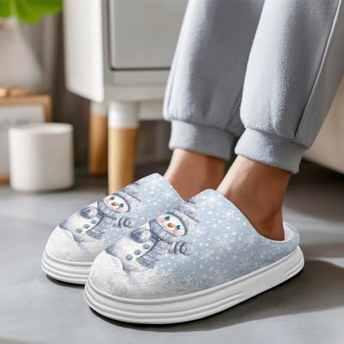 Xoenoiee Womens Slippers Fuzzy Slip-on House Slippers for Men House Shoes Indoor Outdoor Non Slip Warm Slipper3
