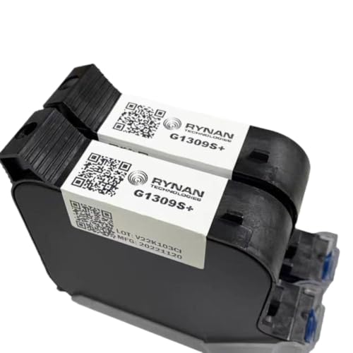 Cartouche d'encre noire G1309S+ solvant 25,4 mm anti-bavure pour YAOMATEC