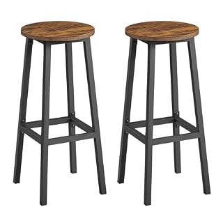 VASAGLE, lot de 4 tabourets de bar, 74 cm, charge 110 kg