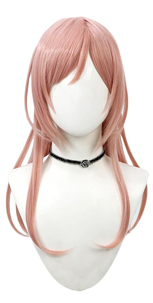 Amazon.co.jp: 姫崎莉波 りなみひめさき コスプレウィッグ ピンク 長髪