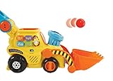 VTech POP and Drop Digger, Educational Push Along Digger for Toddler, Toy Gift for 12 Months to 2 3 Years Boys and Girls. English Version - Image 15
