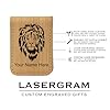 LaserGram Slim Magnetic Money Clip, Marijuana leaf, Personalized Engraving Included