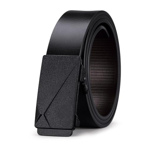 Men's Belt Middle-Aged and Young Casual Belt Scratch Resistant Belt(120cm)