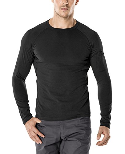 Image of CQR Men's Tactical Combat Shirt, 1 /4 Zip Long Sleeve Breathable Military BDU Training Top for Shooting, Hunting, Range Use