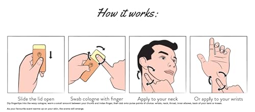 Solid Cologne For Men After Shave Aftershave balm Smoky Oud with Woody and Amber (Arabian Knight, 18ml) - Image 7