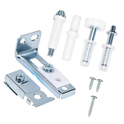 Kit de Herrajes de Reparación para Puertas de Clóset con Soporte de Jamba, Pivote de Piso y Rueda con Resorte miniatura 3