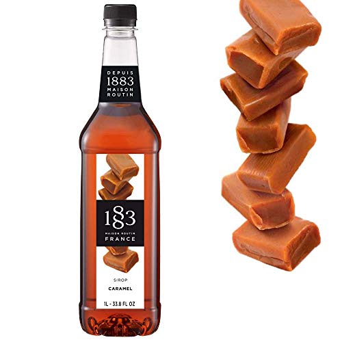 1883 Maison Routin France Caramel Syrup, 33.8 Fl oz