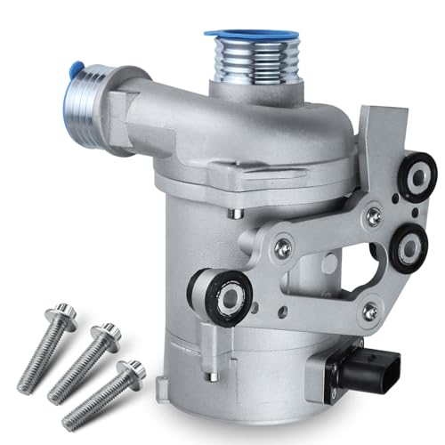 Image of 11517583836 Electric Engine Water Pump 11518635092 Bolts for BMW 528i F10 /F11 X3 F25 l6 3.0L 2011 2012