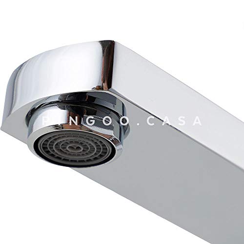 Torneira para banheiro Misturador Monocomando Alta Madeira Pingoo.casa - Cromado