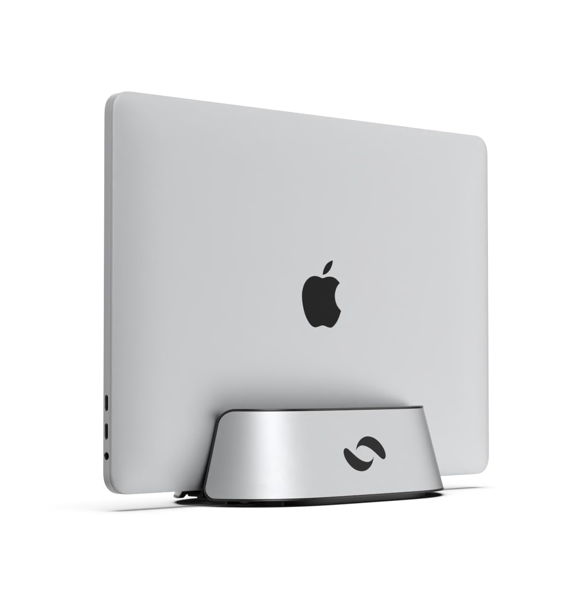 Support Vertical MacBook Pro PC Aluminium Argent Station Accueil Bureau Réglable - 8