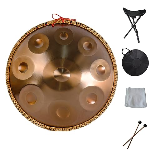 Handpan Drum de acero 22 pulgadas 9 notas en Re menor miniatura 1
