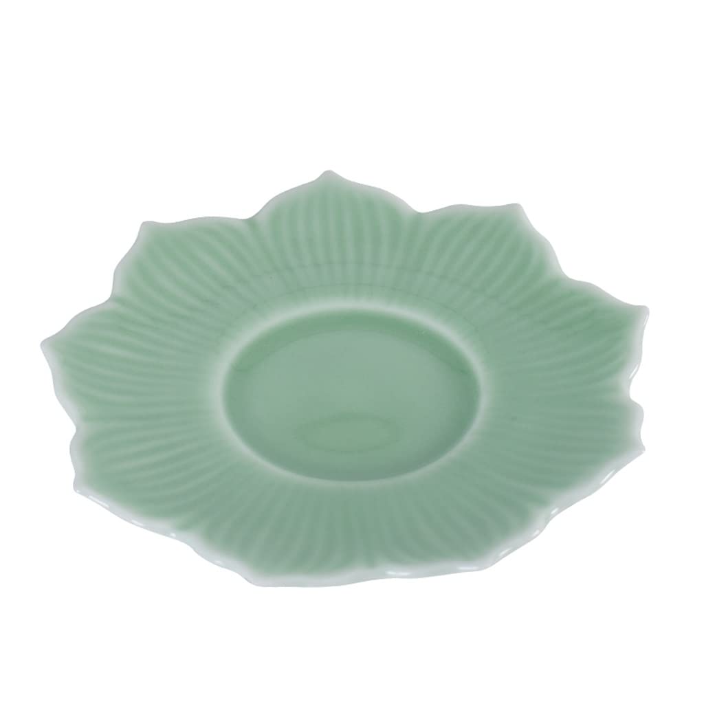 Kadzielnica palnik do kadzideł, uchwyt na kadzidełka z patyczkami do kadzidełek, ręcznie wykonany ceramiczny palnik na kadzidełka do łagodzenia stresu i lęku (kolor: złoty)