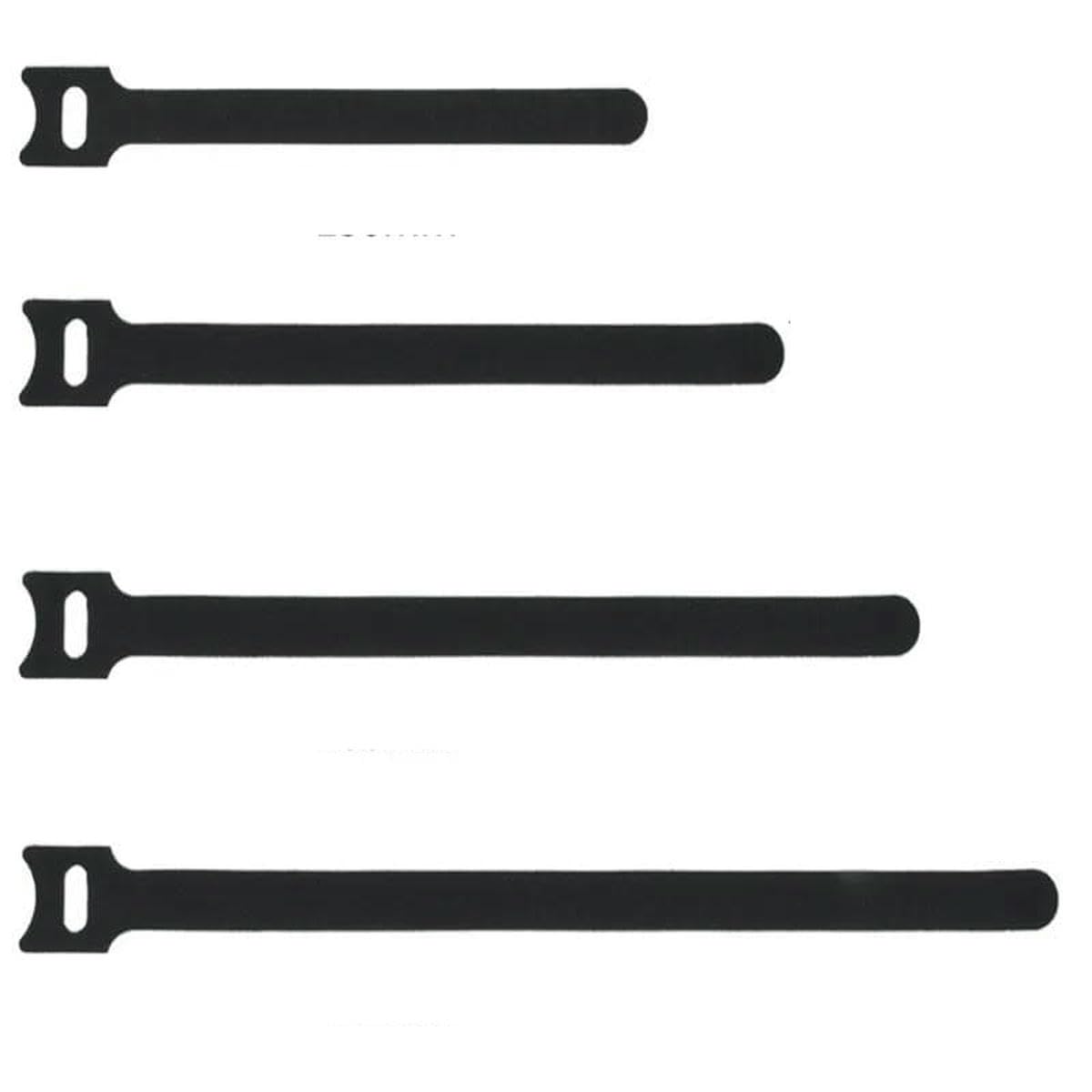 50Pcs Nylon Fastening Cable Ties Adjustable Cord Ties,Cable Management Straps Hook Loop Cord Organizer Wire Ties Reusable- -12x150mm
