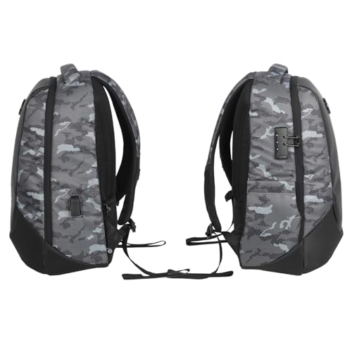 Image of Arctic Fox Ranger Anti-Theft Backpack with USB Charging Port | 35 Ltr Capacity | Multipurpose Backpack |Rain Cover | Number Lock | 15.5 Inch Laptop Backpack (Camo Grey)