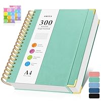 A5 Graph Paper Notebook, Spiral Grid Squared Notepad, Hardcover - View #12