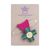 7,5 x 5 cm vonbox Buntes Verdienstkreuz pink/türkis