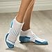 Copper Fit Unisex Adult Ankle Length Sport Socks, White, Small-Medium US
