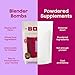 The Bomb Co. Blender Bomb, Original and Coconut Kick High Fiber Smoothie Supplement With Superfoods & Amino Acids, Smoothie Mix With Hemp, Flax and Chia Seeds, 20 Servings