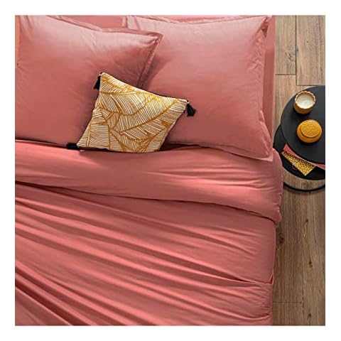 Housse de Couette Coton Rose Blush Cover