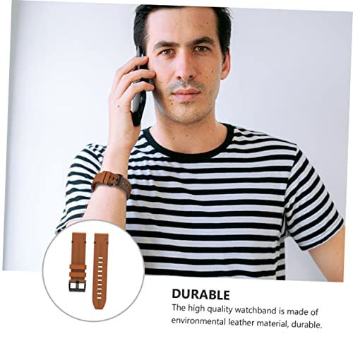 Bracelet de remplacement Veemoon contre les irritations en cuir souple