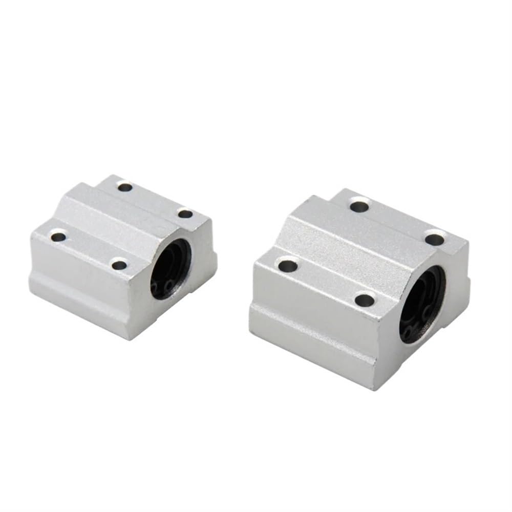 4 pièces SC6UU SC8UU SC10UU SC12UU SC16UU SCS20UU roulements à billes linéaires bloc de bague coulissante en aluminium (Size : SCS20UU)