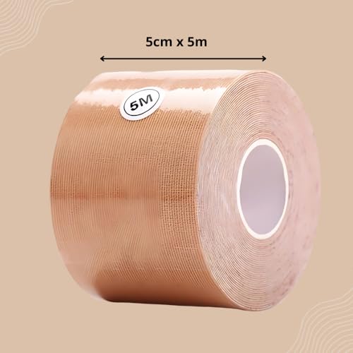 Fita Adesiva Levanta Seios Push Up Sutiã Invisível Sustentação Impermeável Para Peito Natural Decote