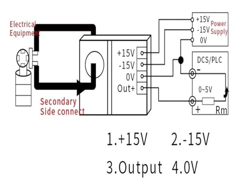 Sensor Hall RS485 DC24V Resuelve Fallos de Medición en Corrientes de 100A 4