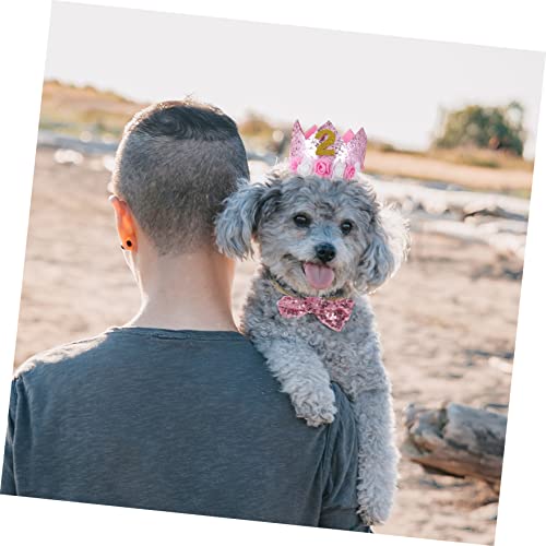 Balacoo 1 Conjunto De Headwear DIY Grooming Foto Celebração Cachorros Felizes Gravata Menina Arco Gl