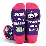 TerasDpt Funny Mothers Day Gift for Mom from Daughter Son Husband Birthday Gifts for Women Wife Sister - Cute Mom Socks for Moms Grandma - Unique Gift Ideas for Mother’s Day Stocking Stuffers