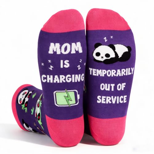 TerasDpt Funny Mothers Day Gift for Mom from Daughter Son Husband Birthday Gifts for Women Wife Sister - Cute Mom Socks for Moms Grandma - Unique Gift Ideas for Mother’s Day Stocking Stuffers