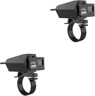 Amosfun Carregador USB 2 Pçs Carregador De Carro Elétrico USB Um Carregador Carregadores Móveis USB Carregador Para Câmera Digital Motocicleta USB Carregador Carregador USB