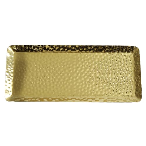 bociloy 10x4inch Hammered Rectangular Tray...