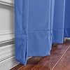 Frelement Flat Hooks Medical Curtain Privacy Room Divider Drapes for Hospital, Medical Clinic, SPA, Lab, Office, Nursery, 60W x 84L inches, Azure Blue, 1 Panel (Not Included Track Hardware)