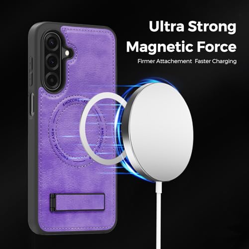 Image of Lunivop for Samsung Galaxy A17 5G Phone Case 6.7 inch PU Leather Light Purple