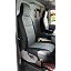Iggee Custom Fit Seat Covers For Ford E-Series Vans (2009-2024) - 2 Front Seat & Armrest Covers, Premium Leatherette (Grey) - View #6