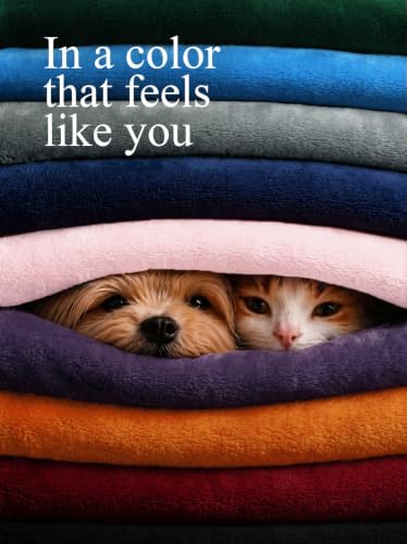 Image of Utopia Bedding Soft Fleece Bed Blanket Queen Size Royal Blue (90x90 Inch)