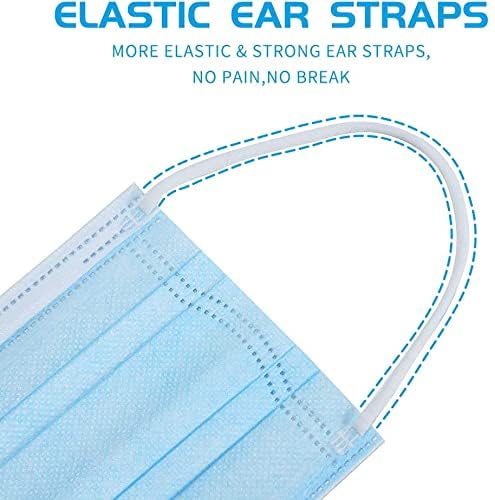 Ebat One Cute Cartoon Design Imprint May Vary Per 100 Pack On White Kids Face Masks Disposable For Child 4-12 Years Old,Skin Friendly 3-Ply Non-Woven Melt-Blown Fabric,Adjustable Nose Clip,Elastic Earloops thumb #2