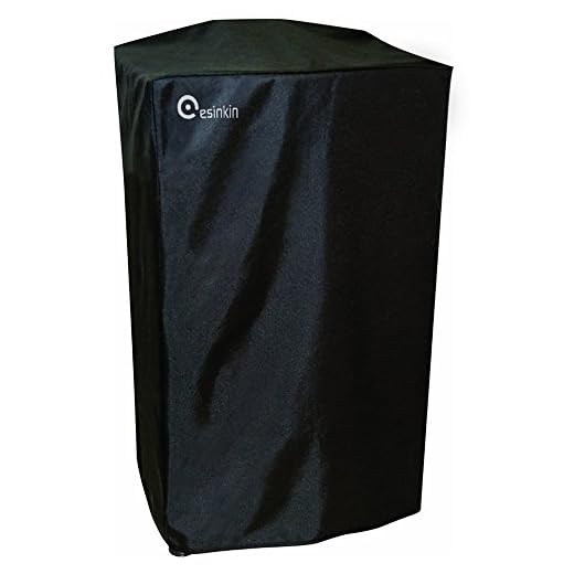 Esinkin 40-Inch Waterproof Electric Smoker Cover for Masterbuilt 40 Inch Electric Smoker, Durable and Conveninet, Black