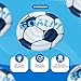 Swimline Inflatable Soccer Ball Ride-On Pool Float Blue/White, 60