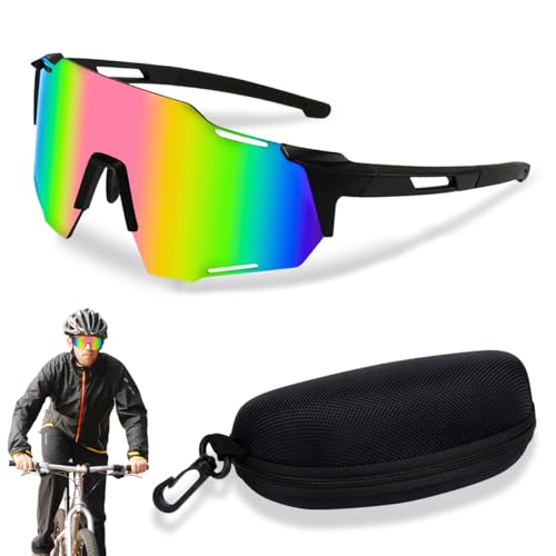 Schnelle Brille Herren Damen, Sport Sonnenbrille, Polarisiert...