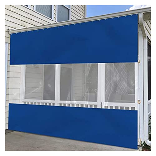 Tenda trasparente impermeabile per porta, divisorio scorrevole multifunzionale per officine, lavaggio auto, magazzini, dimensioni 8 x 3 m (47)