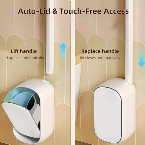 🏠🧹LFBEAR™ Disposable Toilet Brush Wand Kit – Wall-Mounted Cleanliness with 18 Hygienic Refills! - Image 2